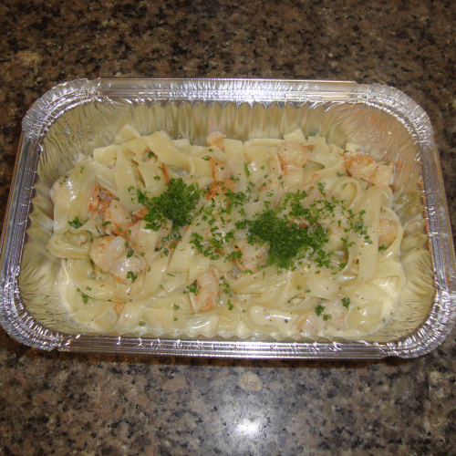 Tagliatelles aux scampis