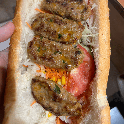 Pain français kofte (boulette maison)