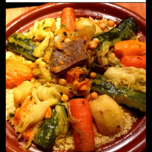 Couscous viande de veau