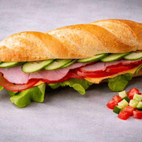 Sandwich jambon de dinde