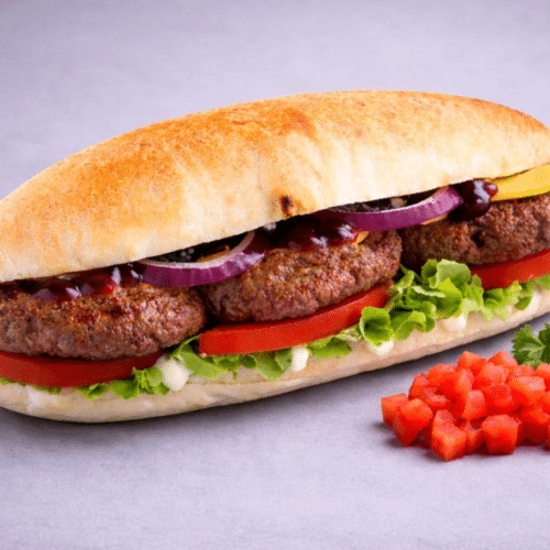 Sandwich viande hachée