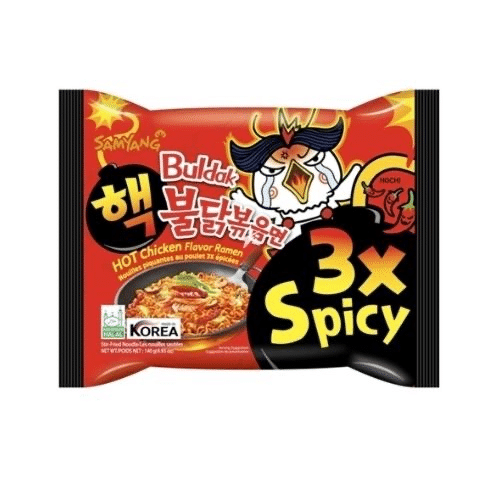 Buldak hot chicken spicy x3
