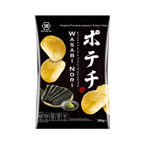 Koikeya Potato chips wasabi 100g