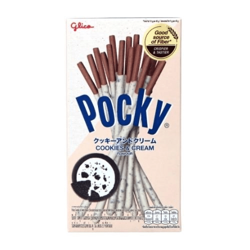 Pocky cookies & cream