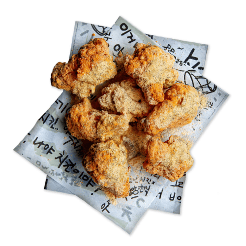 Fried Chicken Sprinkled Cheese Onion