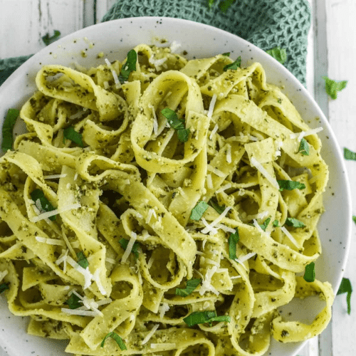 Fettuccine pesto