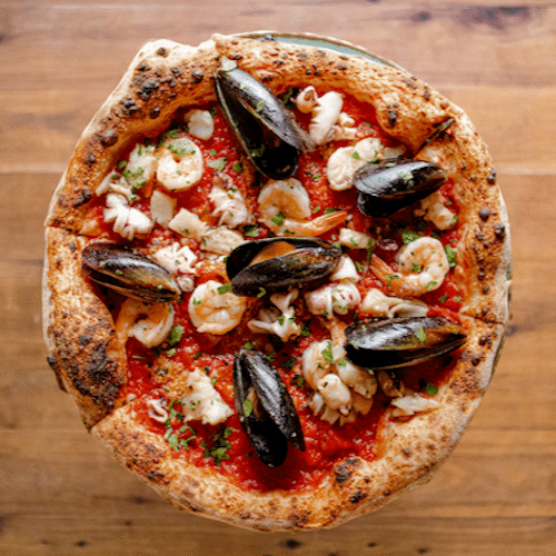 Pizza frutti di mare