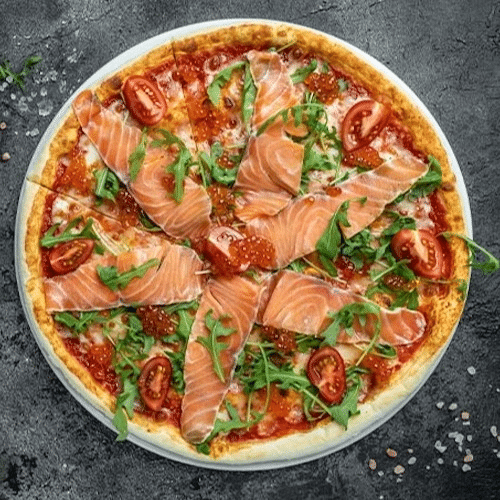 Pizza zalm