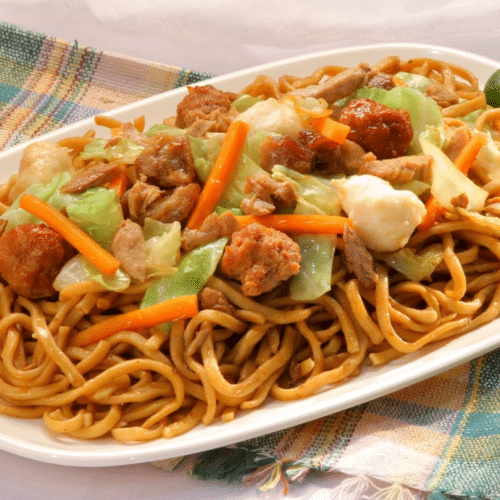 Gebakken noedels kip