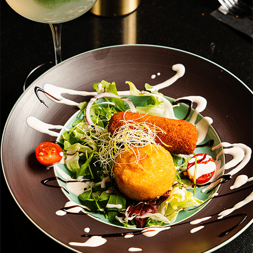 Duo de croquettes (crevettes et fromage)