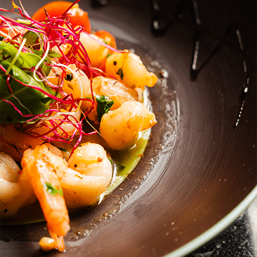 Scampi à l'ail