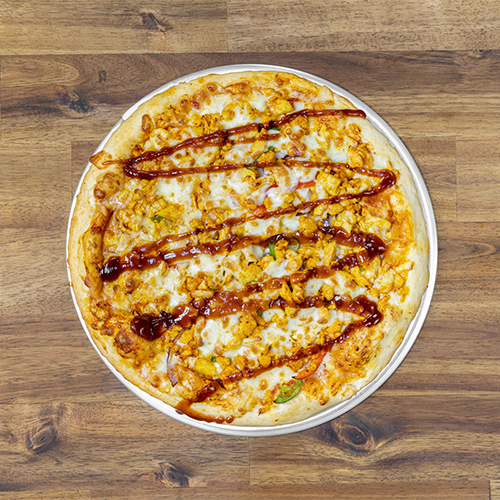 Pizza barbecue chicken