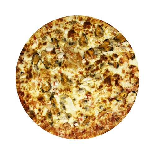Pizza fruits de mer