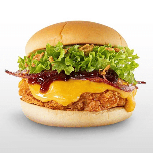 Smokey chicken burger