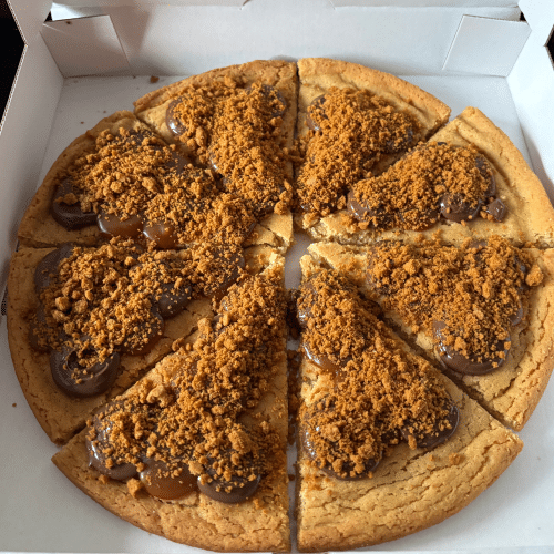 Pizza caramel beurre salé et spéculos