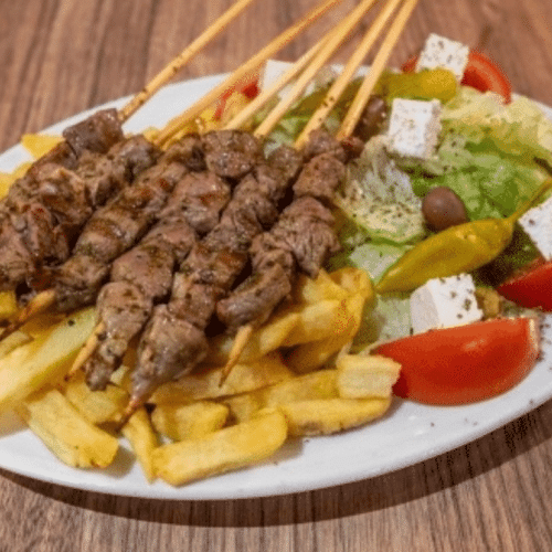 Brochettes d'agneau (2 pièces)