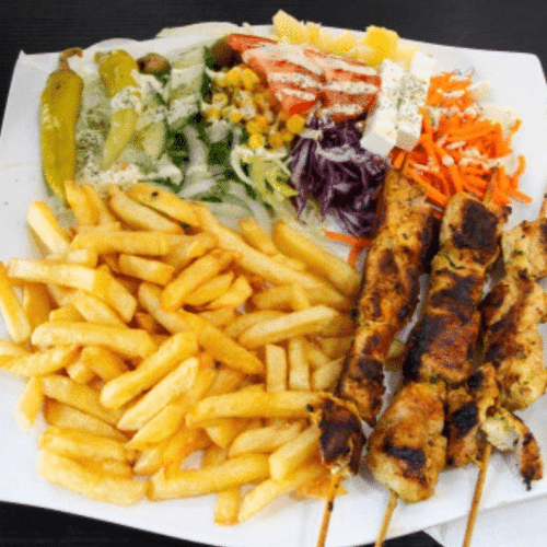 Brochettes de poulet (2 pièces)