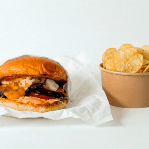 Smash & patato chips