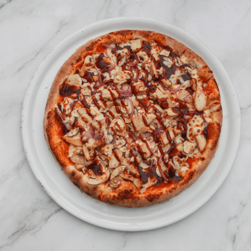 Pizza bbq chicken