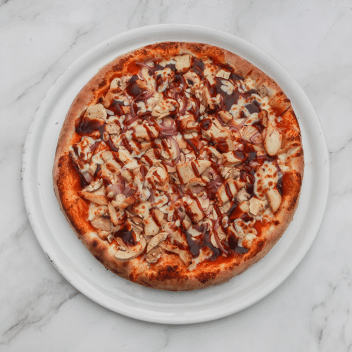 Pizza bbq chicken