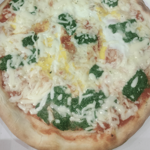 Pizza spinaci medium