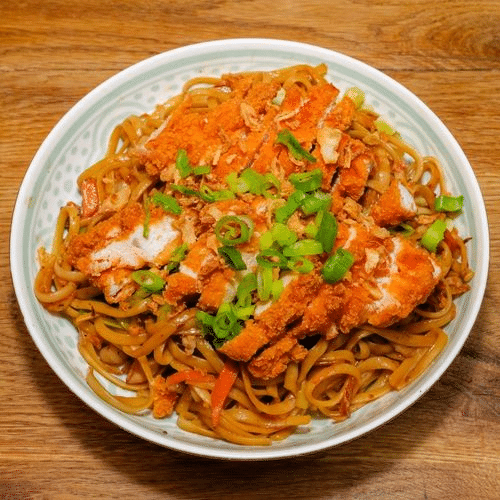 Nouilles poulet croquant