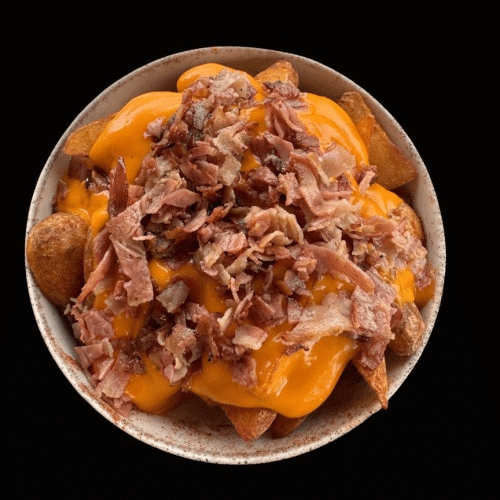 Potatoes cheesy bacon