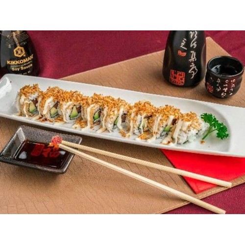 CRISPY ROLL ZALM AVOCADO