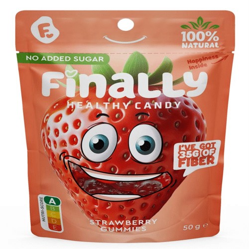 Finally Candy Aardbei 50 g
