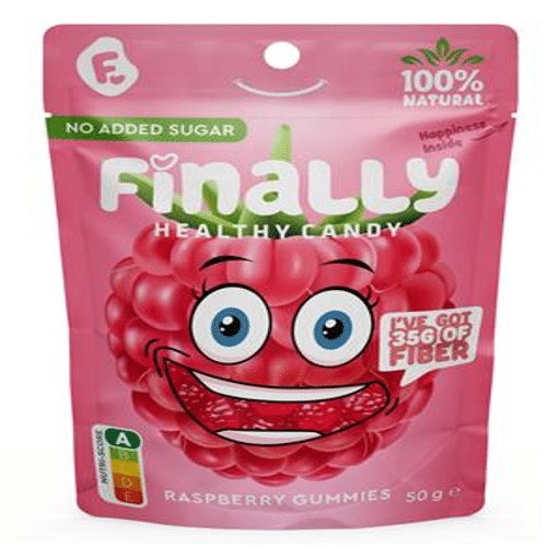 Finally Candy Framboos 50 g