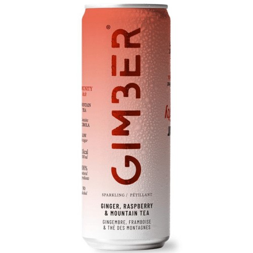 Gimber Immunity Raspberry sleek Can 25cl