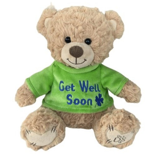 Dotti Bear: Pluche met T-Shirt Get Well Soon (20 cm)