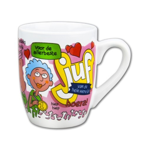 Cartoonmok Juf - 300 ml