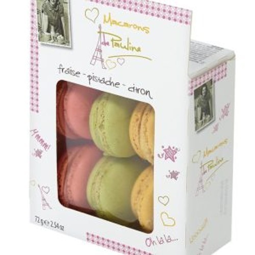 Macarons de Pauline - Aardbei, Pistache & Citroen