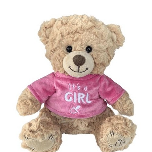 Dotti Bear: Pluche met T-Shirt It's a Girl (20 cm)