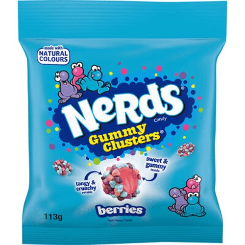 Nerds Cluster Berries 113 g