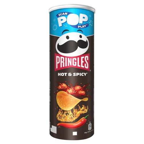 Pringles Hot & Spicy Chips 165g