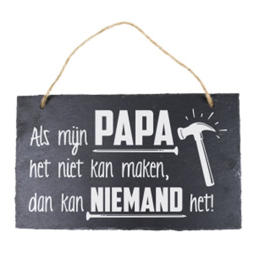 Leisteen - Als Papa Het Niet Kan Maken, Dan Kan Niemand Het