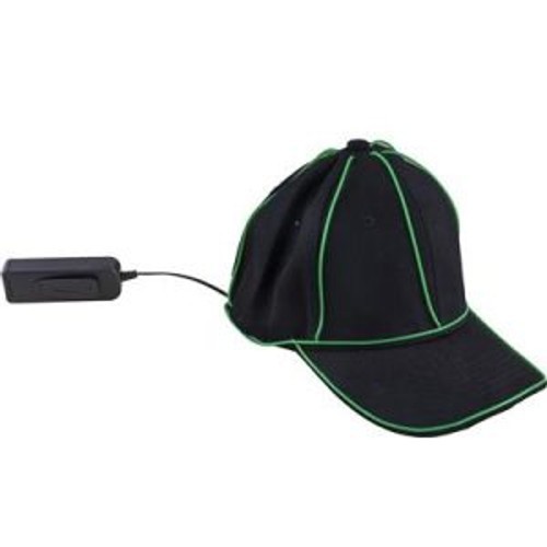 Baseballpet met groen Licht