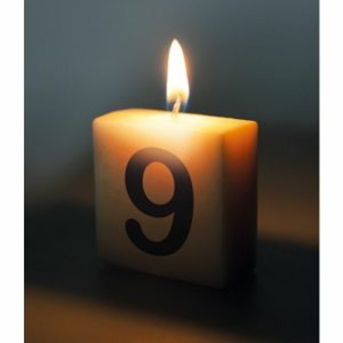 Letter Kaarsje -uw gsm nummer ( 10 cijfers )