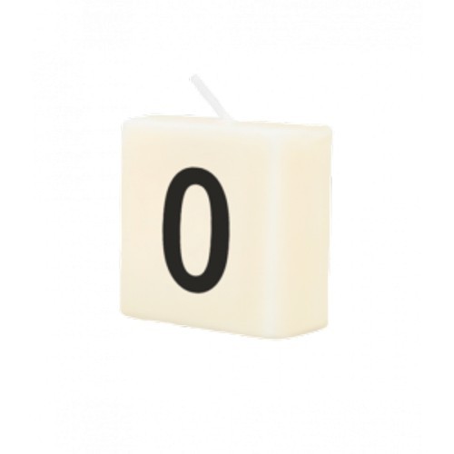 Letter Kaarsje - 0