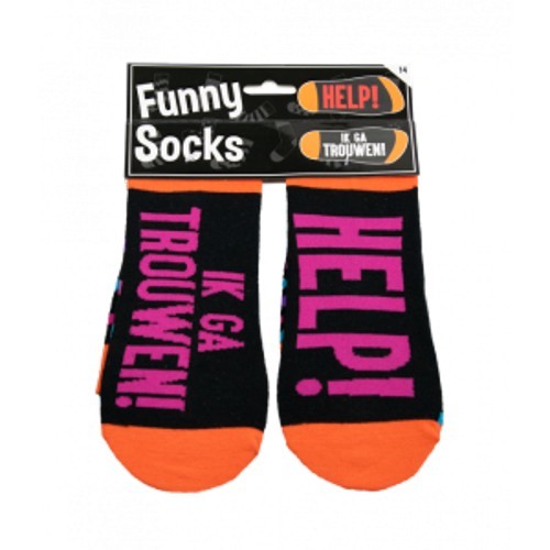 Funny Socks - Help! Ik ga trouwen!