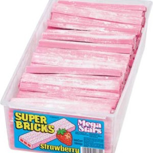 SUPER BRICKS STRAWBERRY (100x17GR )