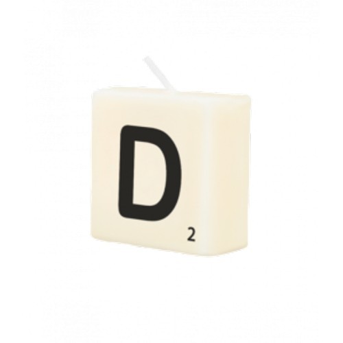 Letter Kaarsje -D