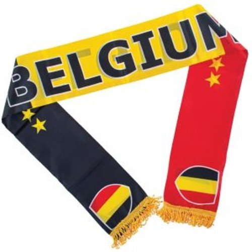 België Supporters Vlag Kleuren Sjaal - 150 cm