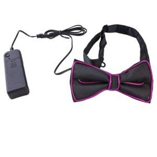 Vlinderdas met Pink Licht