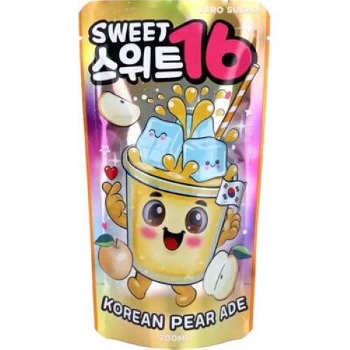 Sweet 16 Korean Pear Ade Zero 20cl