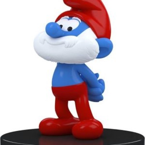 Grote Smurf in Hars - Kunstharsfiguur