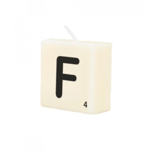 Letter Kaarsje -F