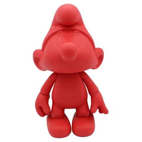 Vinyl Smurf Beeldje in Rood